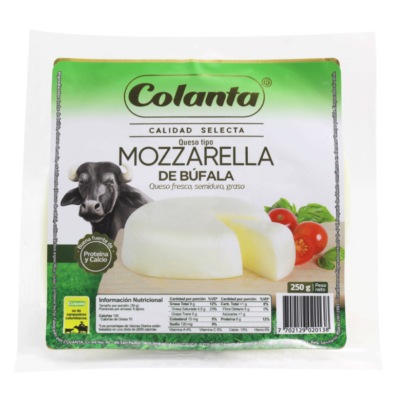 Queso Mozzarella Colanta bloque x 2 5kg Lácteos Bomboná